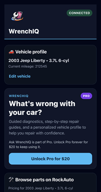 WrenchIQ iOS App
